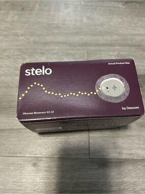 Stelo by Glucose Biosensor Kit - Purple (2-Pack)